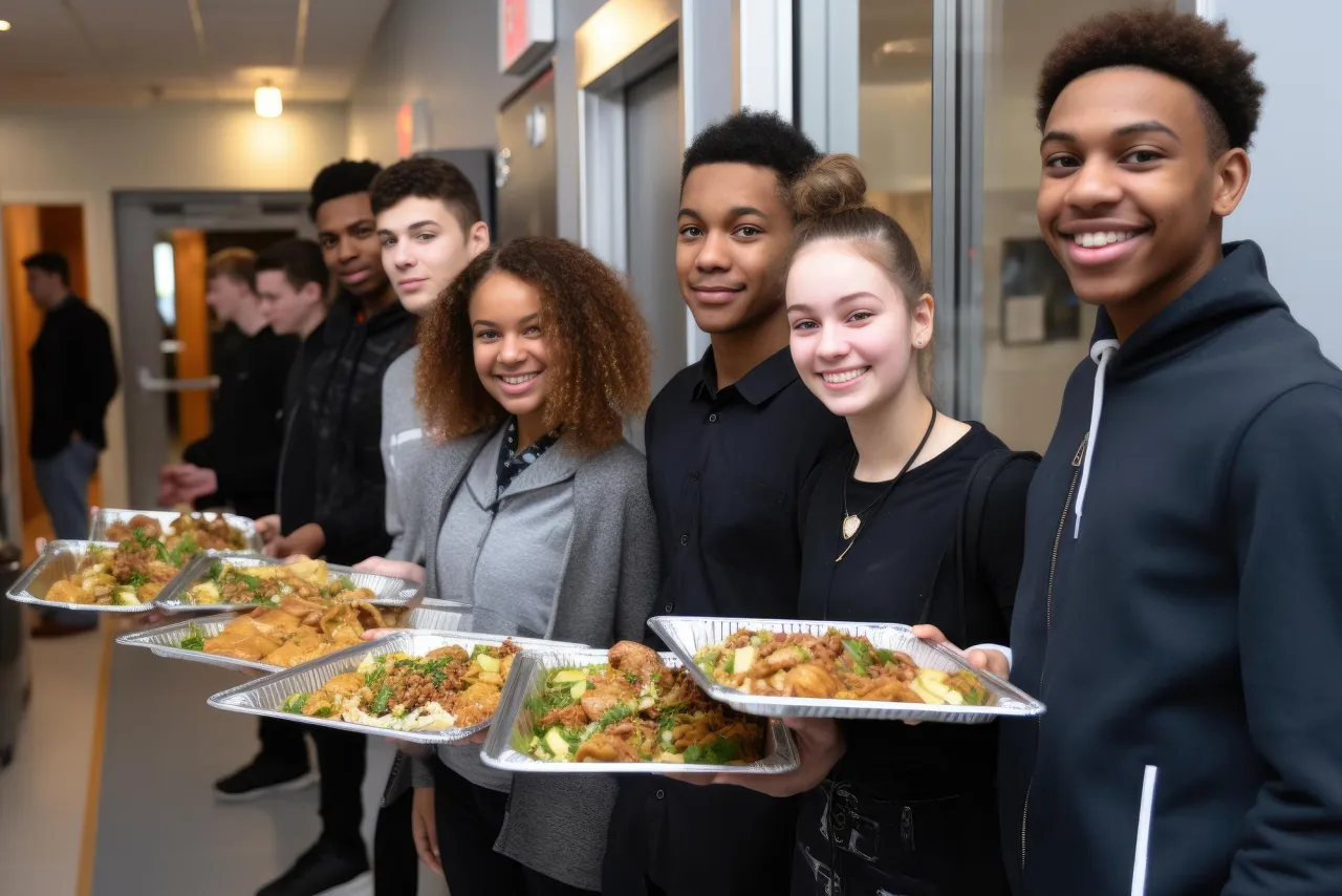 Catering voor trouwdag van een stel