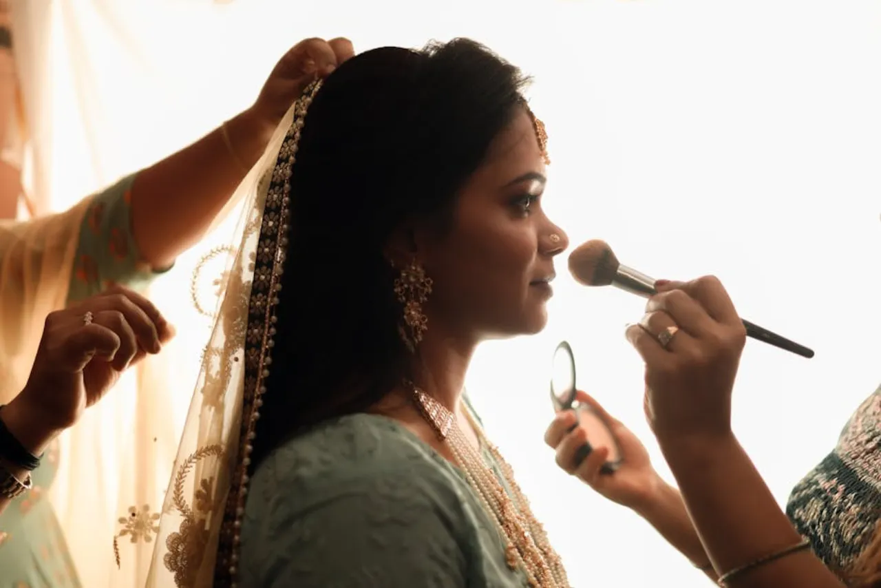 Glamour make-up